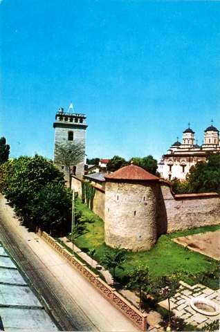 1626 - Iasi. Biserica si turnul Golia (sec. XVI)